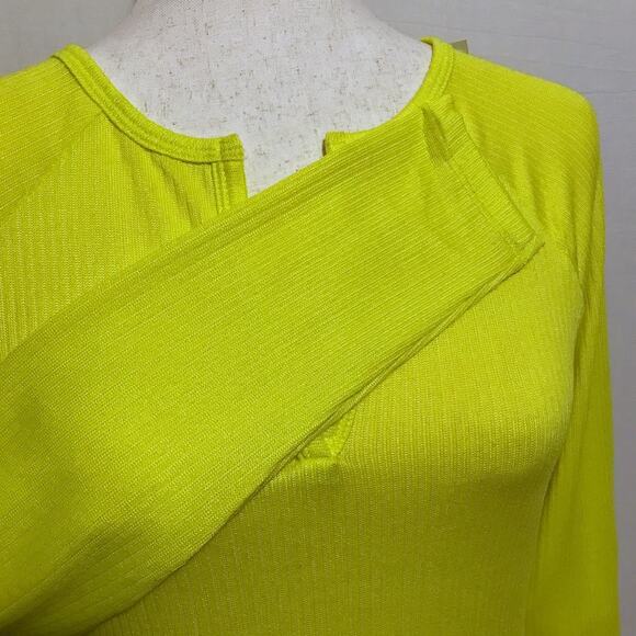 Jenni NWT Bright Yellow Long Sleeves Sleepwear Top Women Various - Picture 4 of 9